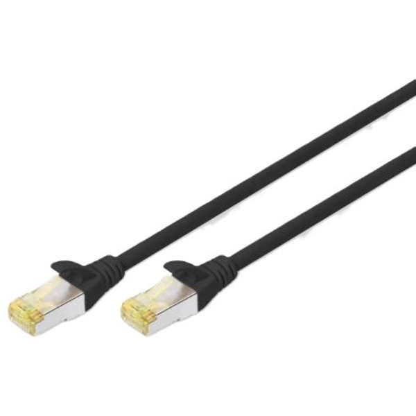 Фото - Кабель патч-корд Digitus CAT 6a S-FTP 0.25 м Black (DK-1644-A-0025/BL)